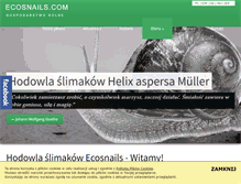 Tablet Screenshot of ecosnails.com